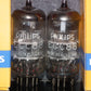 ECC88 6DJ8 Philips Holland Platinum Matched Pair Dual Stage NOS