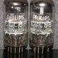 ECC88 6DJ8 Philips Holland Platinum Matched Pair Dual Stage NOS