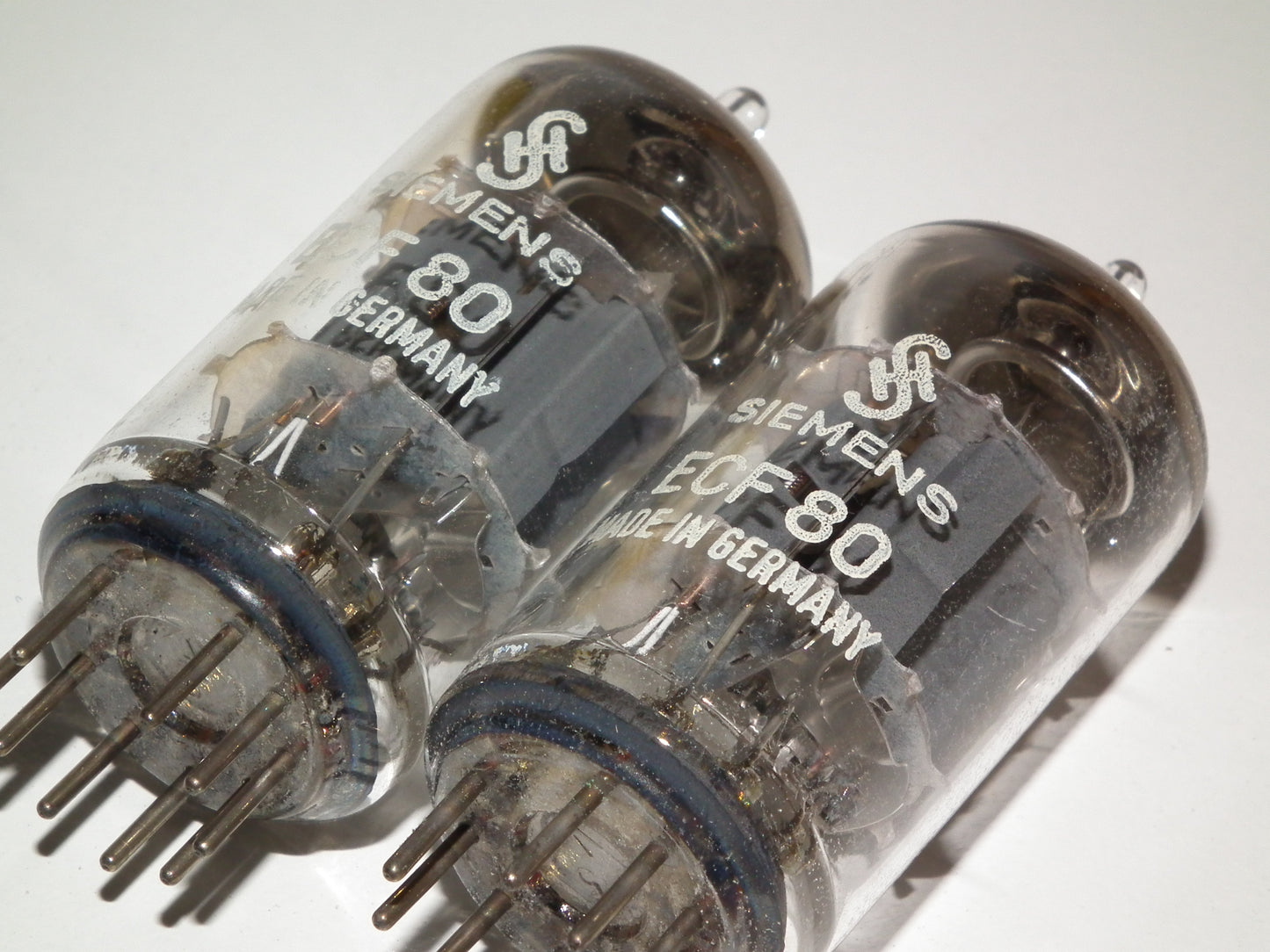 ECF80 Telefunken 6BL8 Platinum matched pair NOS NIB Siemens