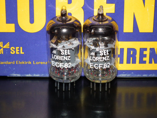 ECF82 Lorenz 6GH8A 6U8 Platinum matched pair NOS NIB Dynaco, Scott, McIntosh