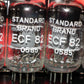ECF82 Standard 6GH8A 6U8 Platinum matched RARE SQUARE GETTER