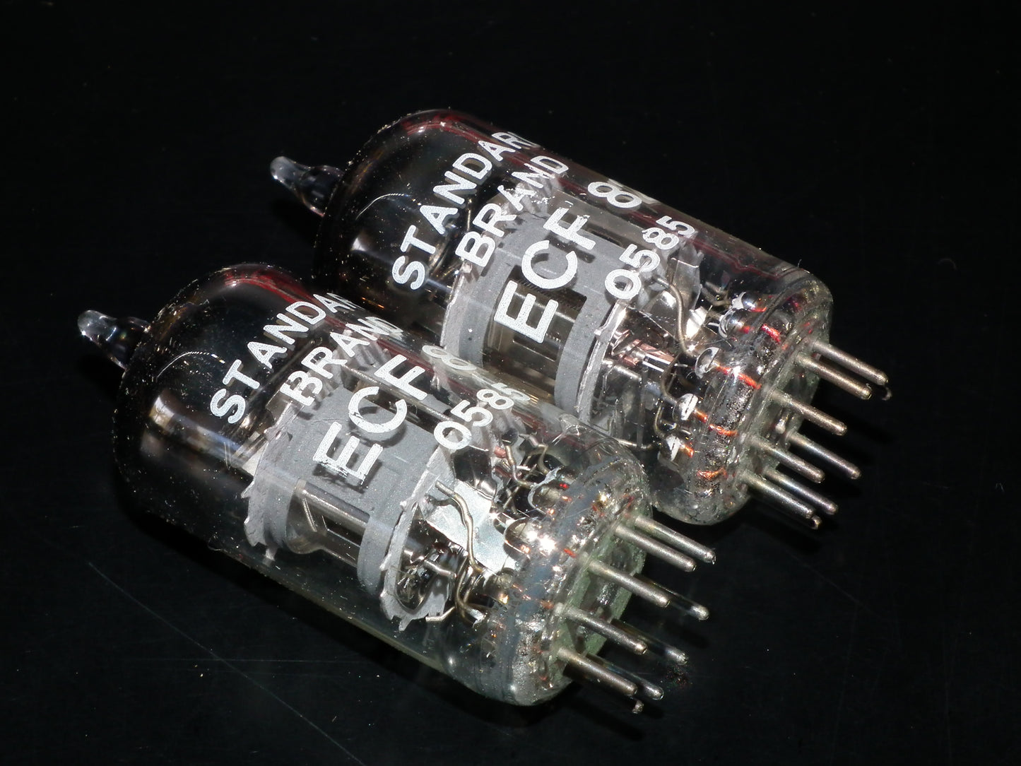 ECF82 Standard 6GH8A 6U8 Platinum matched RARE SQUARE GETTER