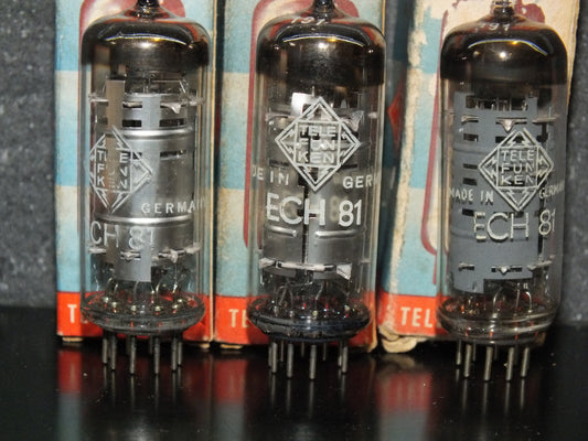ECH81 Telefunken 6AJ8 Diamond Bottom <> Berlin