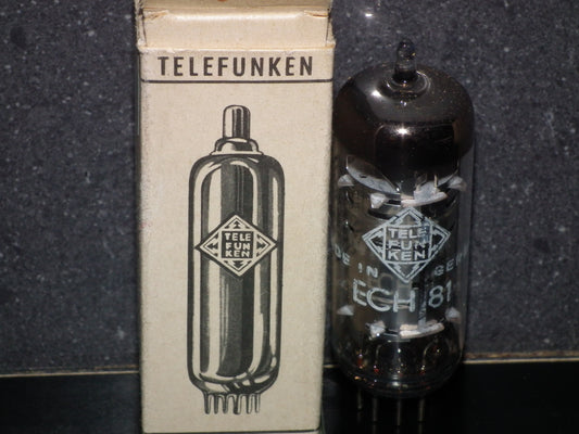 ECH81 Telefunken NOS NIB Sealed Diamond Bottom <> Old Type