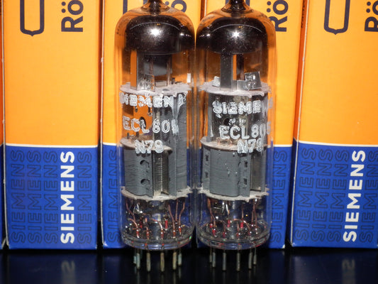 ECL805 Siemens Platinum Matched Pair NOS NIB (ECL85 sub)