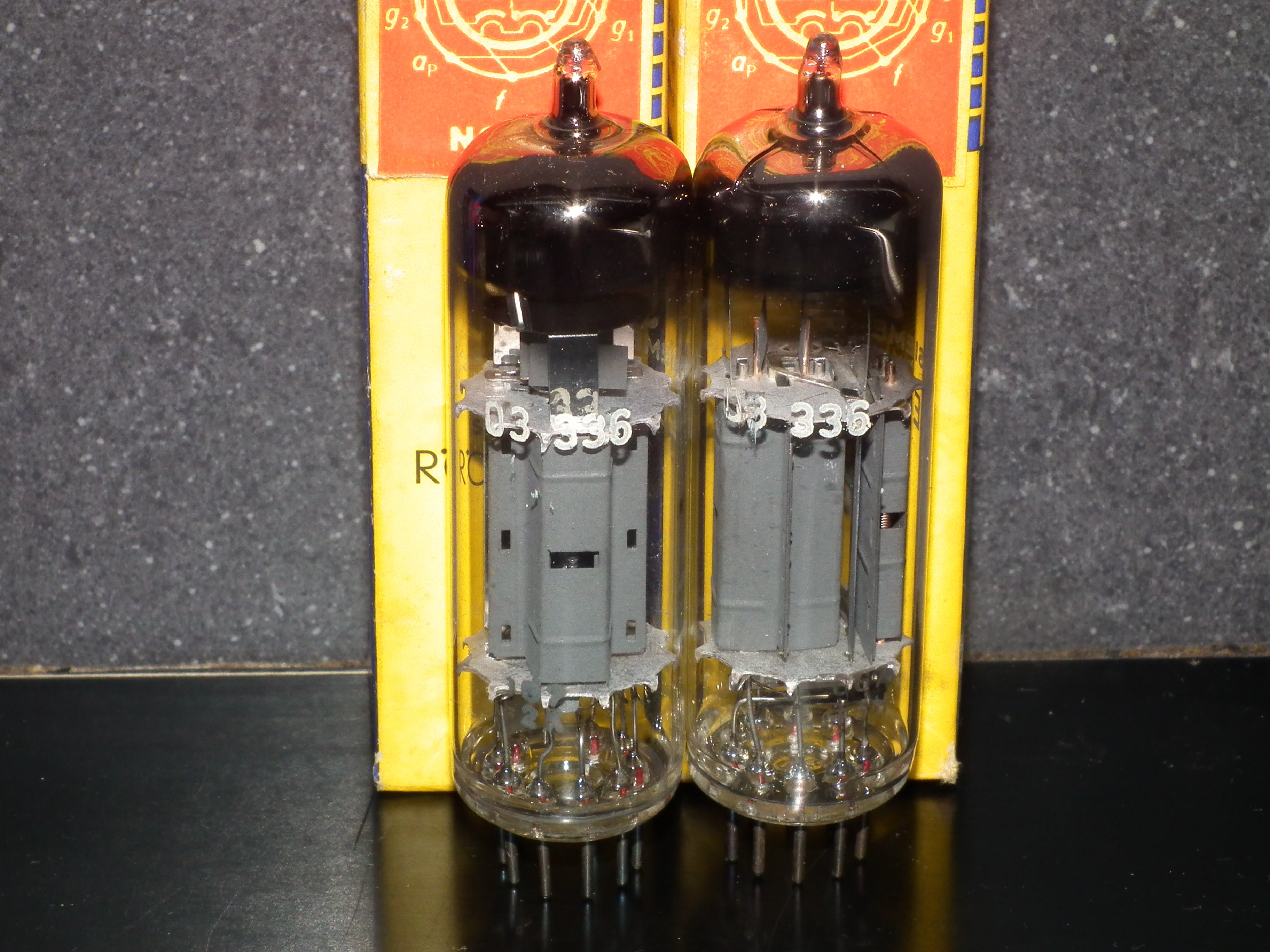 ECL82 6BM8 Siemens NOS NIB Platinum matched pair, Siemens & Halske