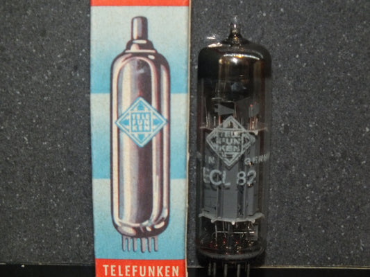 ECL82 Telefunken 6BM8 NOS NIB Diamond Bottom