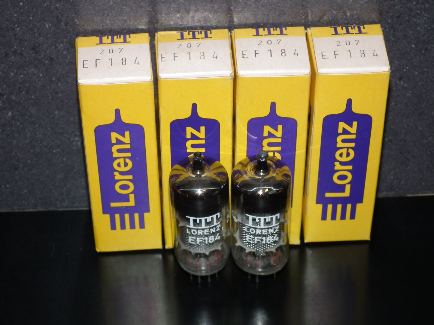 EF184 Lorenz Stuttgart NOS NIB 6EJ7 One pair (2 tubes)