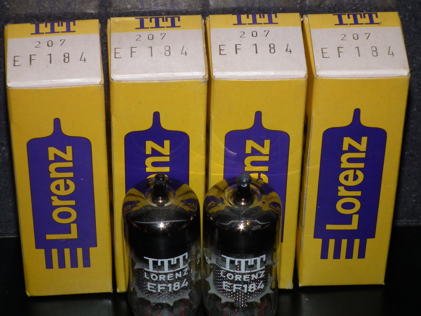 EF184 Lorenz Stuttgart NOS NIB 6EJ7 One pair (2 tubes)