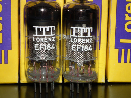 EF184 Lorenz Stuttgart NOS NIB 6EJ7 One pair (2 tubes)