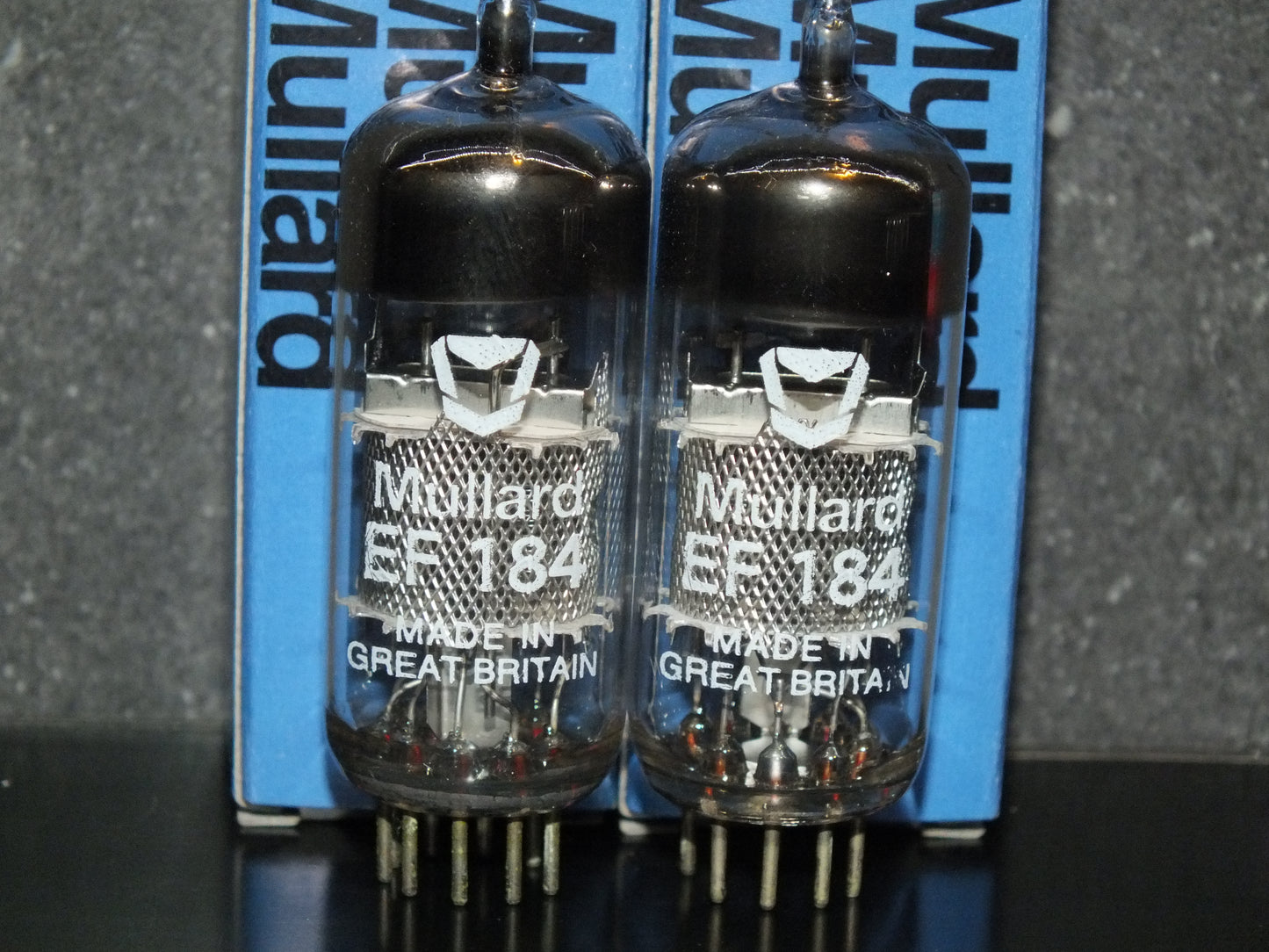 EF184 Mullard 6EJ7 Platinum Matched Pair (2 tubes) NOS NIB