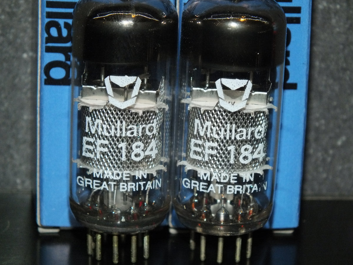 EF184 Mullard 6EJ7 Platinum Matched Pair (2 tubes) NOS NIB