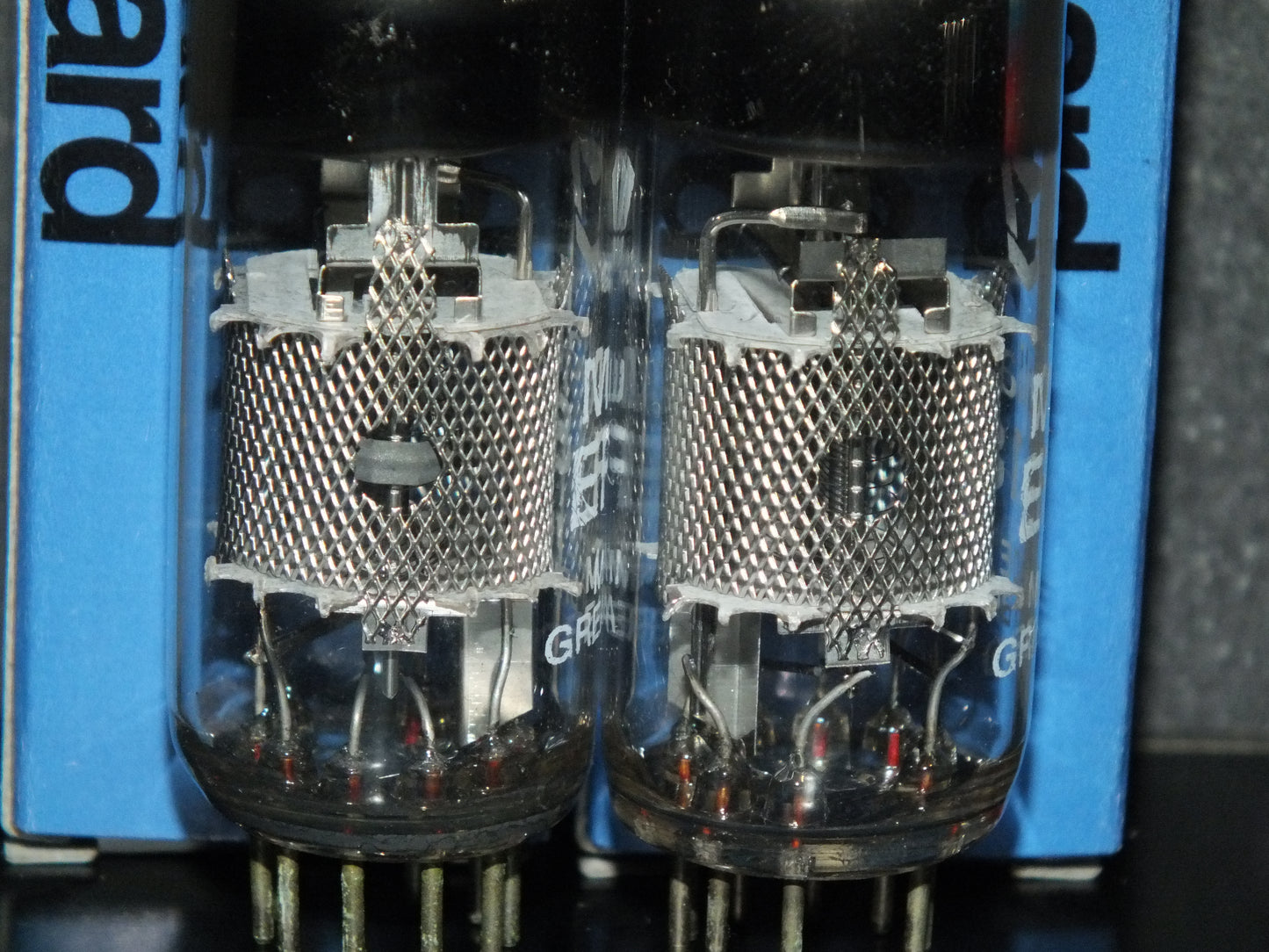 EF184 Mullard 6EJ7 Platinum Matched Pair (2 tubes) NOS NIB