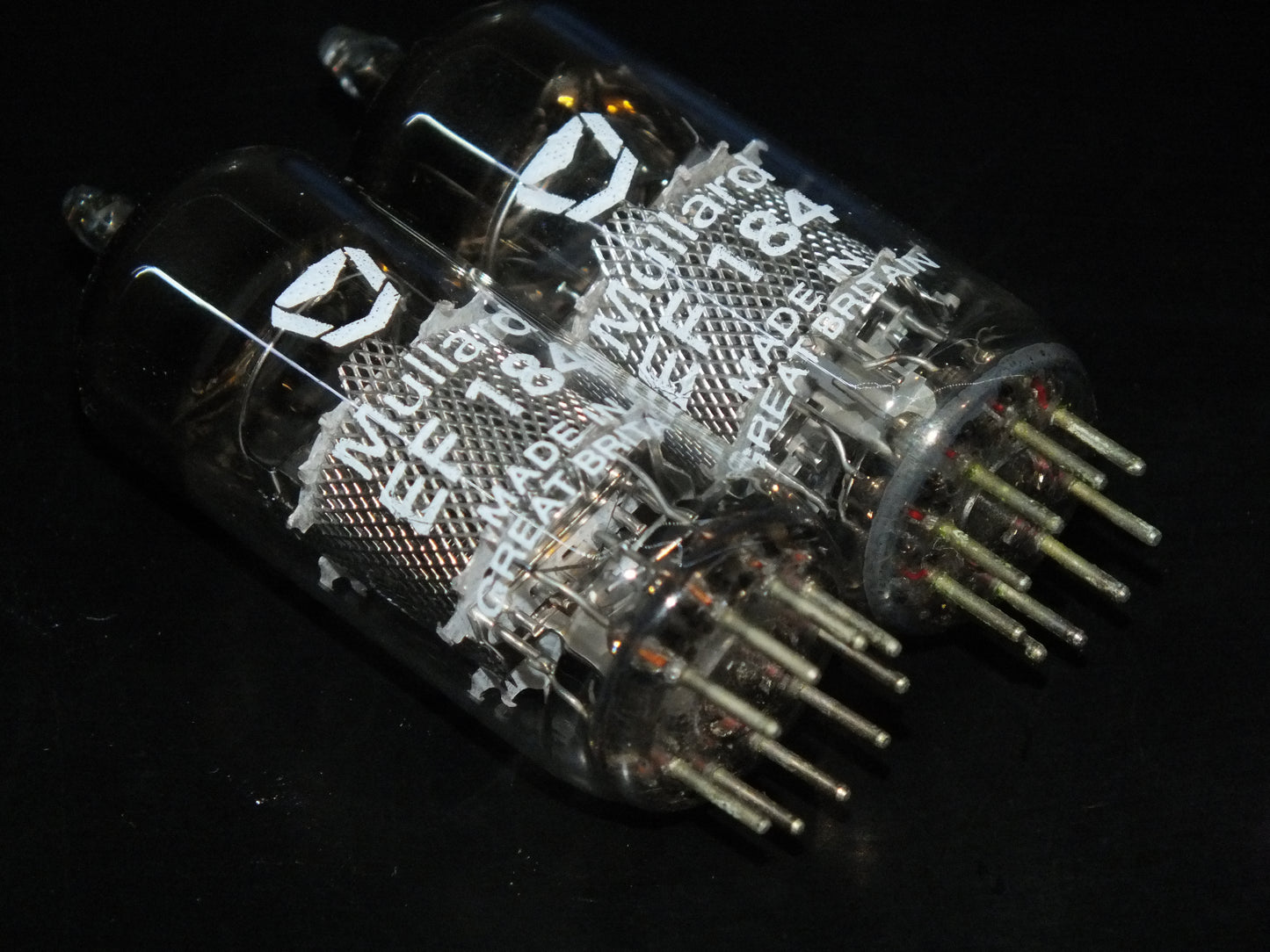 EF184 Mullard 6EJ7 Platinum Matched Pair (2 tubes) NOS NIB