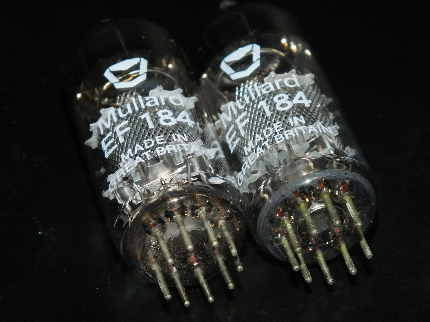 EF184 Mullard 6EJ7 Platinum Matched Pair (2 tubes) NOS NIB