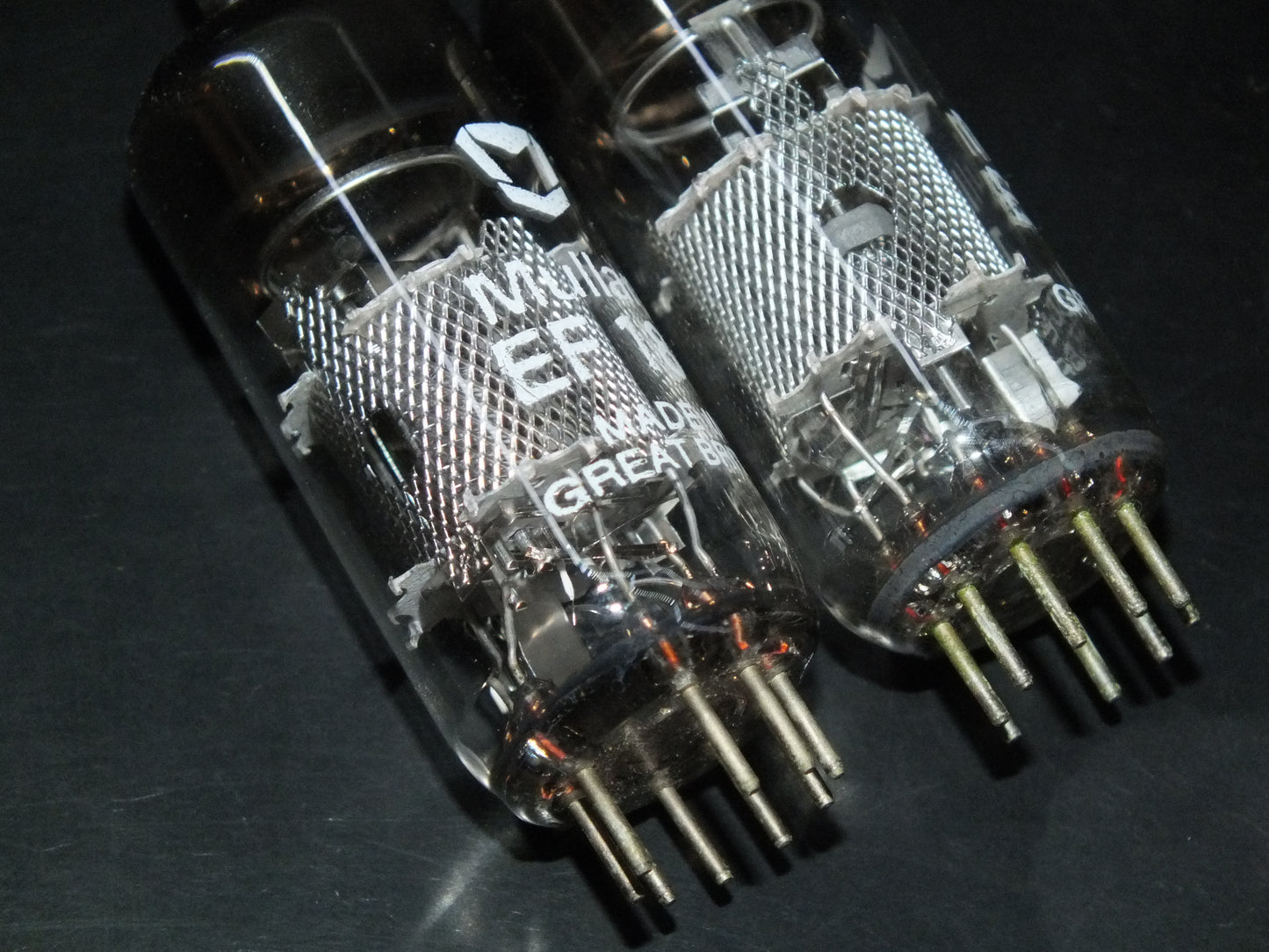 EF184 Mullard 6EJ7 Platinum Matched Pair (2 tubes) NOS NIB
