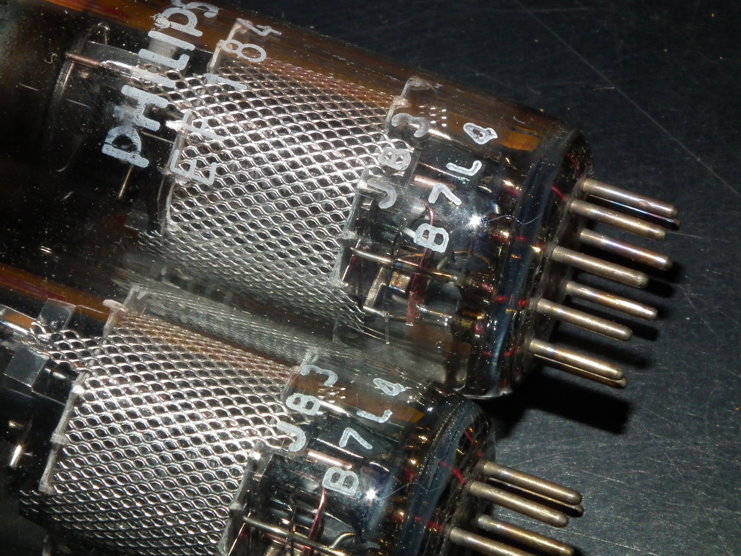 Platinum Matched Pair (2 tubes) EF184 Mullard Blackburn 6EJ7