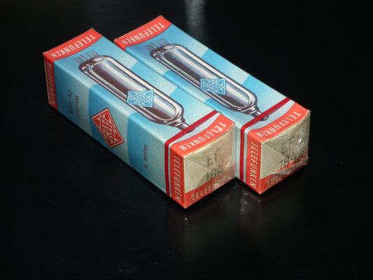 EF184 Telefunken NOS NIB Sealed 6EJ7 One pair (2 tubes)