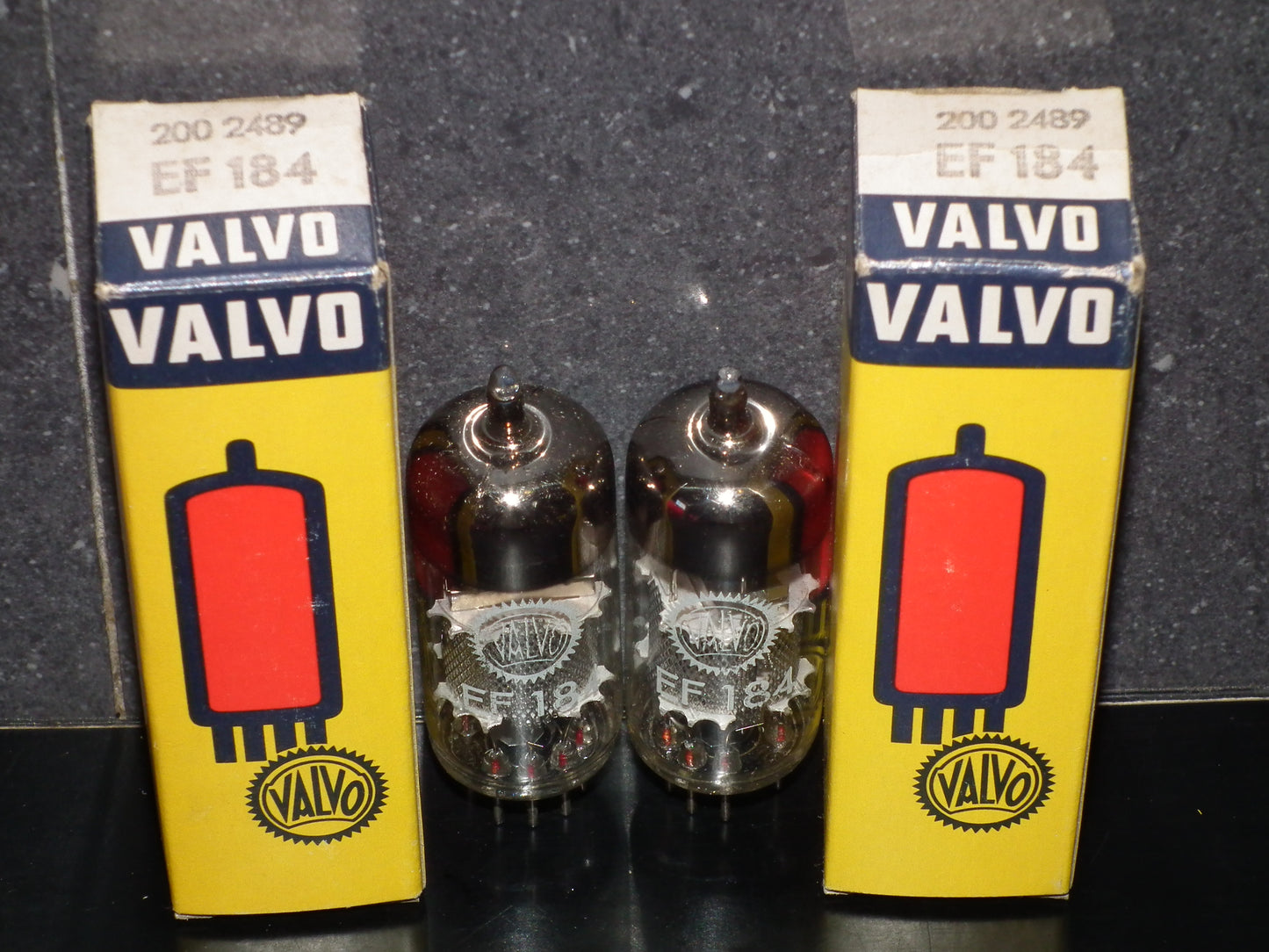 EF184 Valvo NOS NIB 6EJ7 One pair (2 tubes)