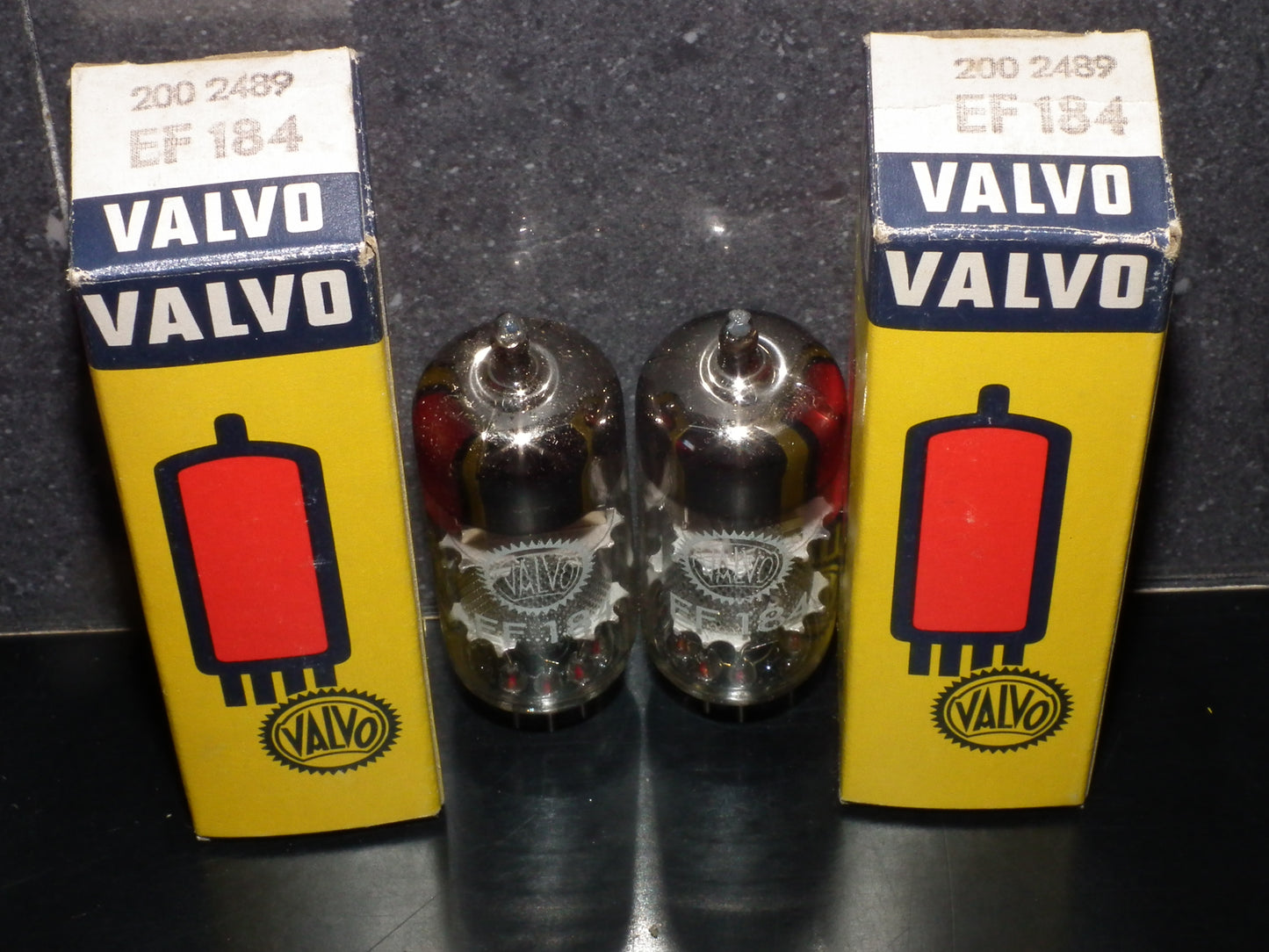 EF184 Valvo NOS NIB 6EJ7 One pair (2 tubes)