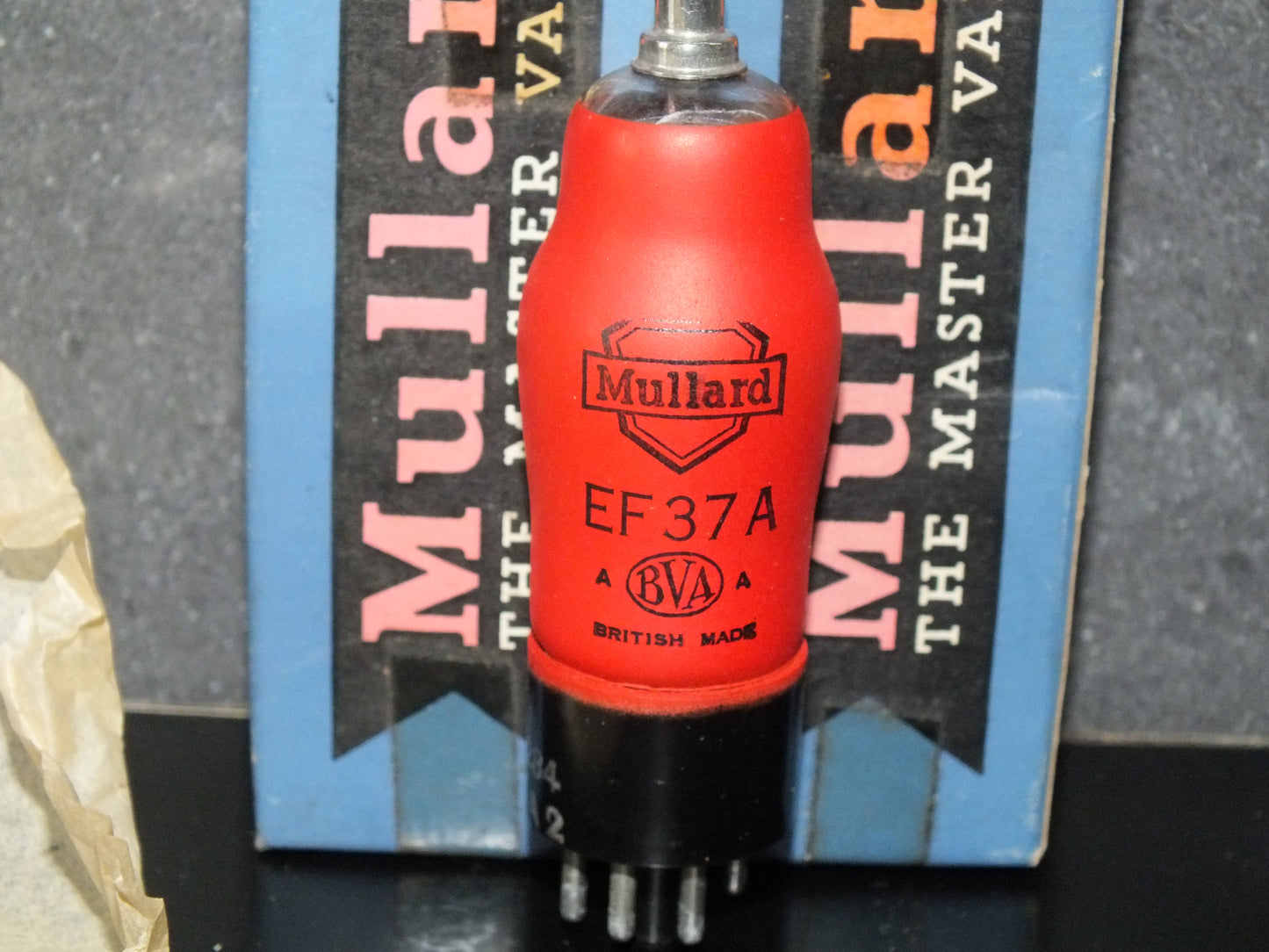 EF37A Mullard NOS NIB Low Noise Audio Pentode