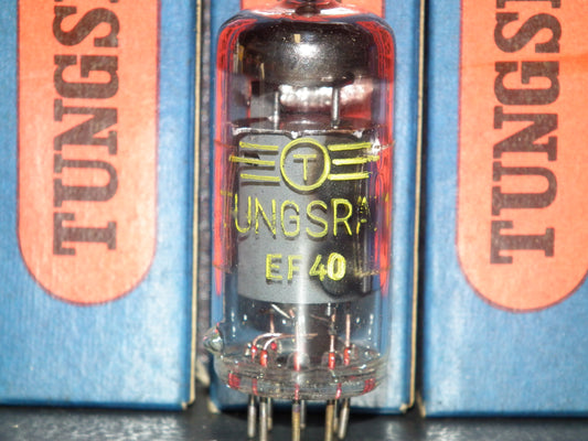EF40 Tungsram Low Noise Audio Pentode NOS NIB