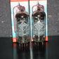 Platinum Matched Pair EF800 Telefunken Diamond Bottom NOS NIB
