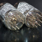 Platinum Matched Pair EF800 Telefunken Diamond Bottom NOS NIB