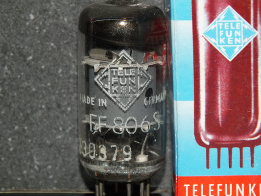 EF806S Telefunken, Diamond bottom, Ulm plant, tested NOS 100%