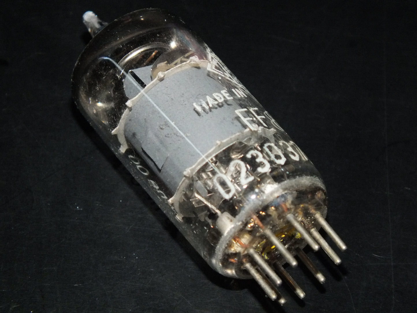 EF806S Telefunken, Diamond bottom, Ulm plant, tested NOS 100%