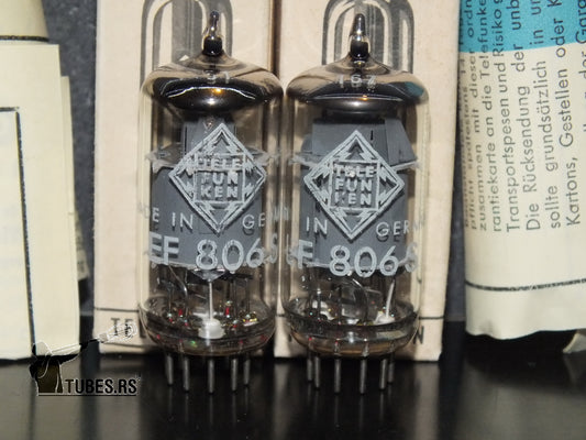 EF806S Telefunken Holy Grail EF86 6467 ABSOLUTE NOS NIB Original BW Boxes