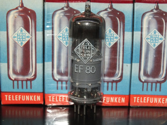 NOS EF80 Telefunken 6BX6 Diamond Bottom Made in West Germany NIB
