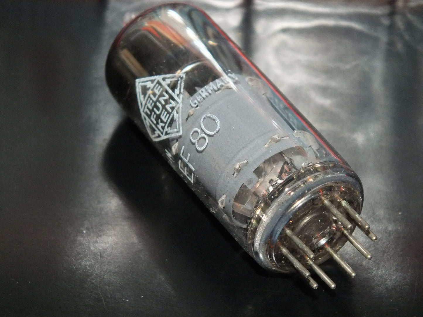 NOS EF80 Telefunken 6BX6 Diamond Bottom Made in West Germany NIB