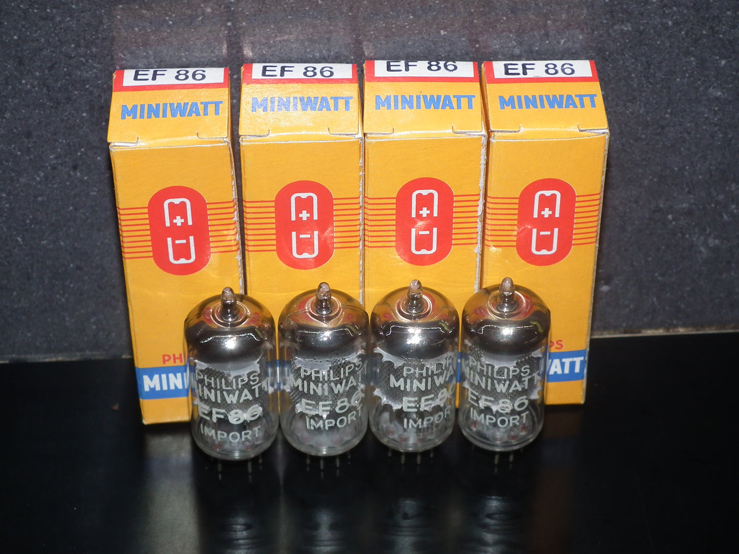 NOS NIB EF86 6267 Philips Miniwatt Low Noise Audio Mesh plate