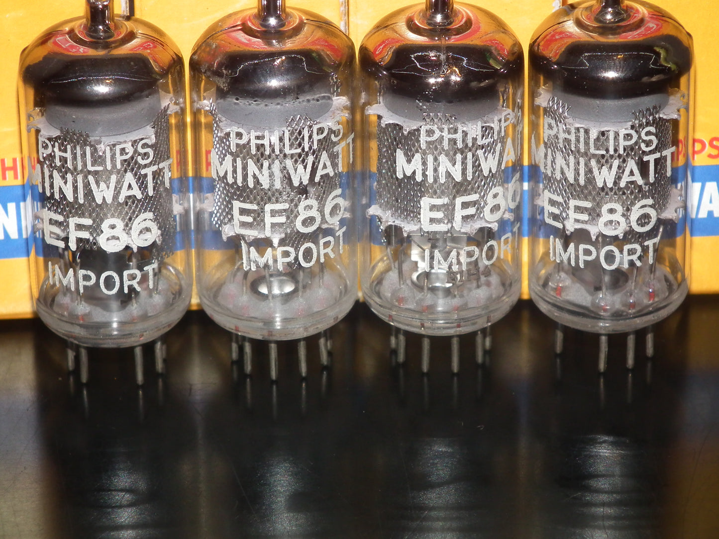 NOS NIB EF86 6267 Philips Miniwatt Low Noise Audio Mesh plate