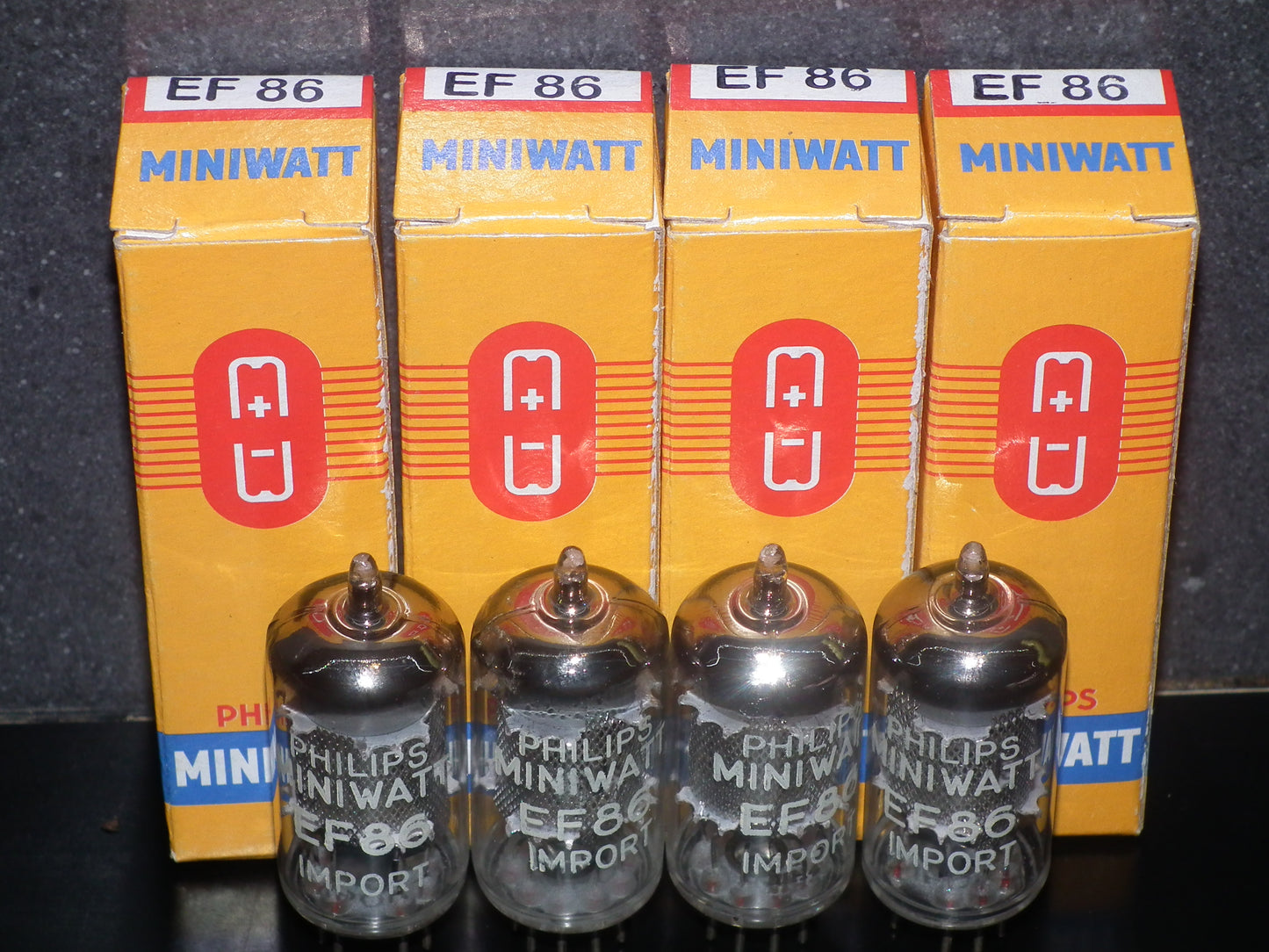 NOS NIB EF86 6267 Philips Miniwatt Low Noise Audio Mesh plate