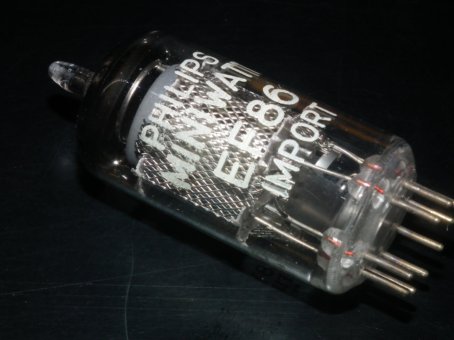NOS NIB EF86 6267 Philips Miniwatt Low Noise Audio Mesh plate