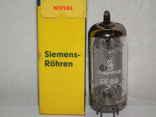 EF89 Siemens 6DA6 Radio Receiver Tube NOS NIB Old Europe tube radio from 60s