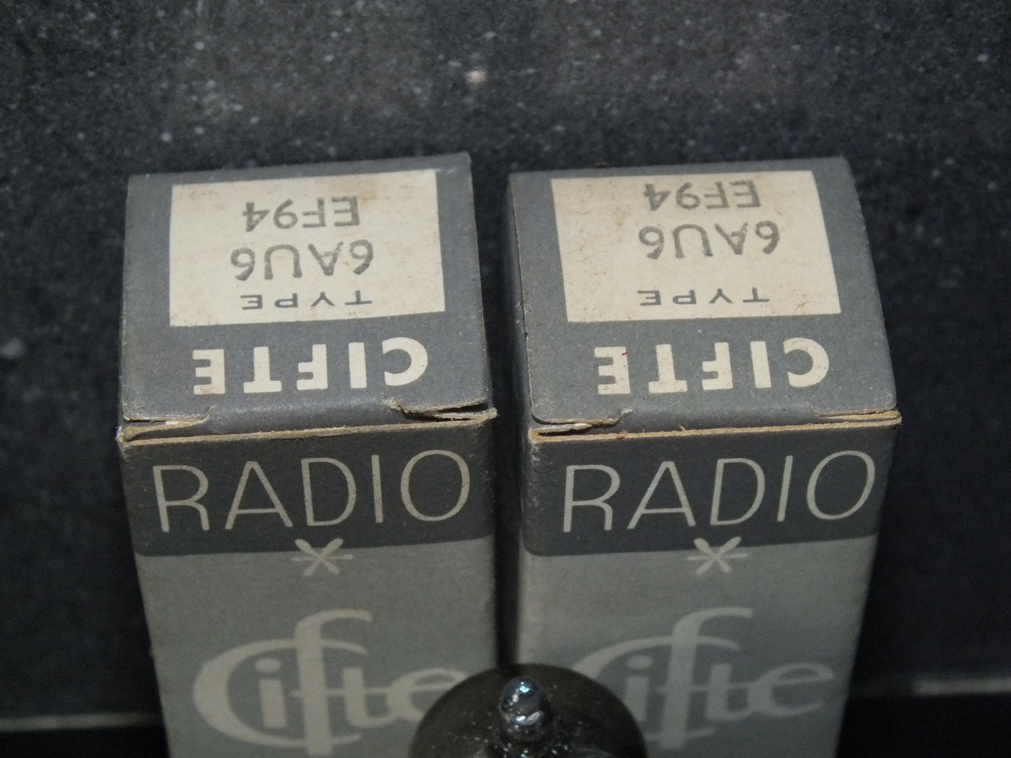 EF94 CIFTE MAZDA 6AU6 Hum and microphonics tested Sony C800G