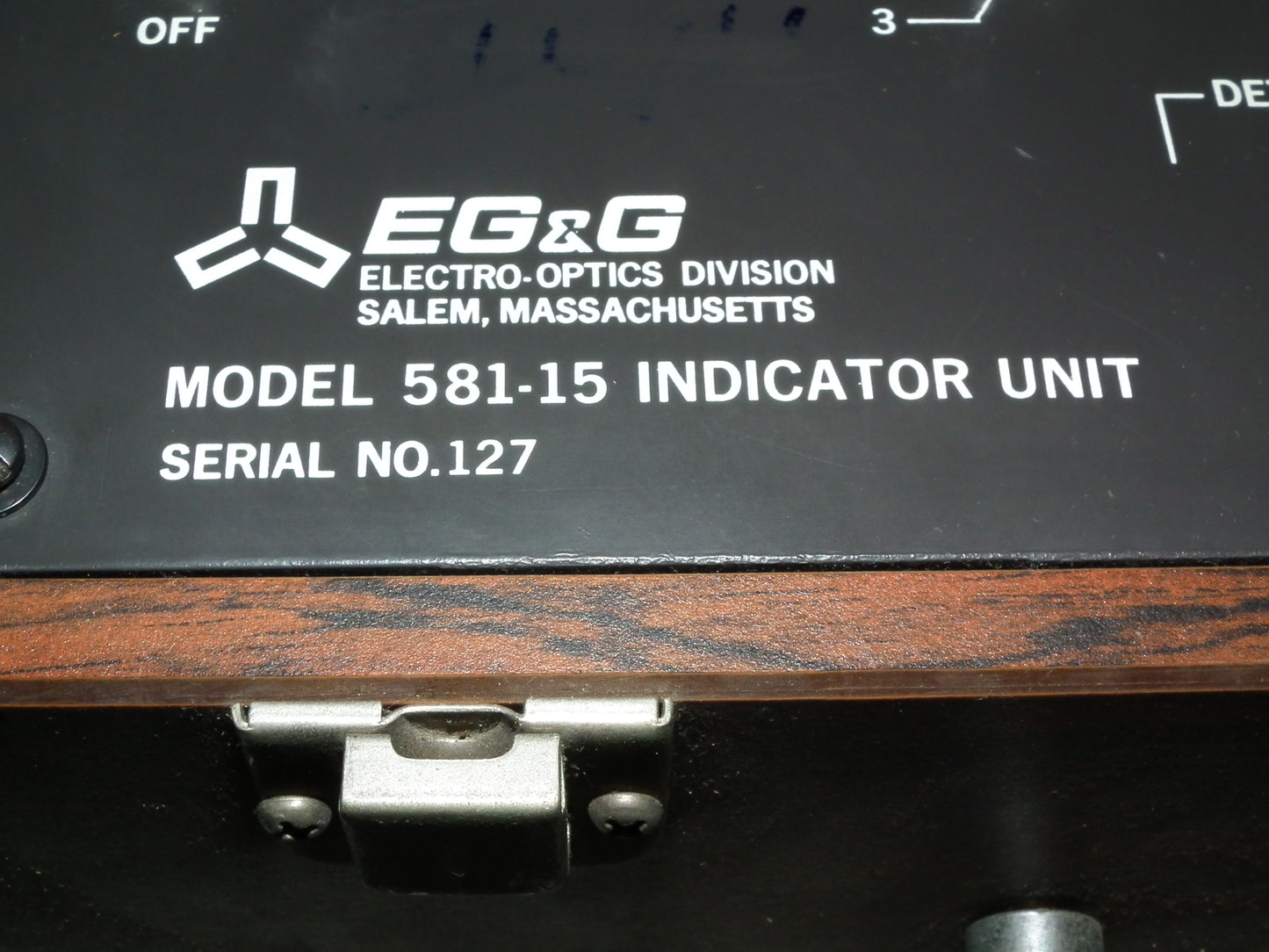 EG&G Gamma Scientific 581-15 Indicator Unit