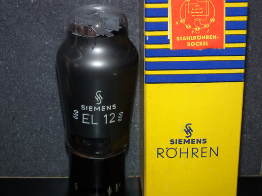 EL12 Mullard Fleetwood NOS NIB Output Pentode Siemens