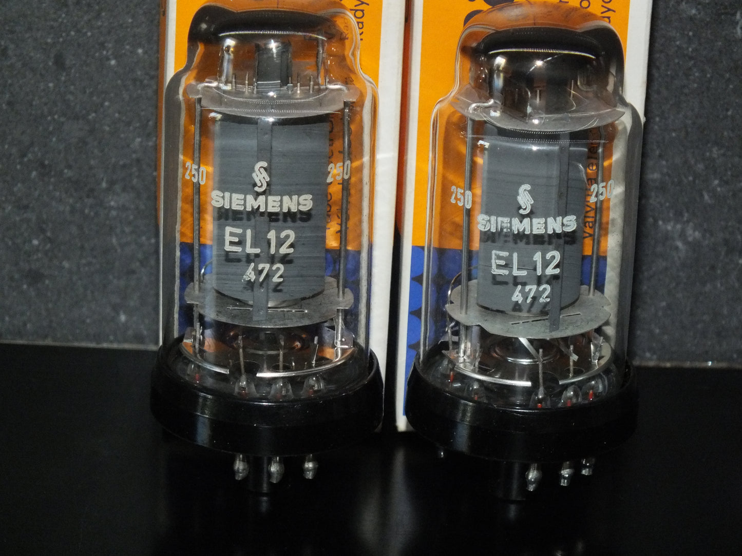 Matched Pair EL12 Siemens NOS NIB Output Pentode