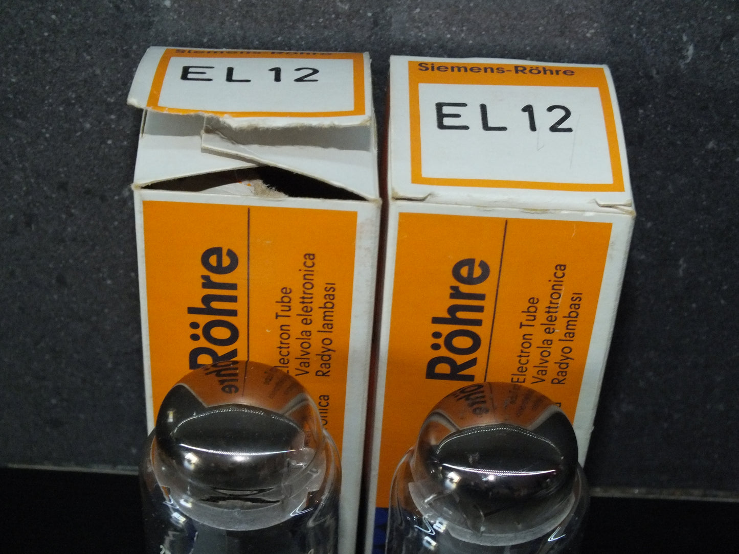 Matched Pair EL12 Siemens NOS NIB Output Pentode