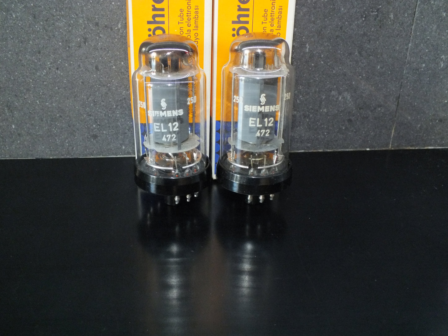 Matched Pair EL12 Siemens NOS NIB Output Pentode