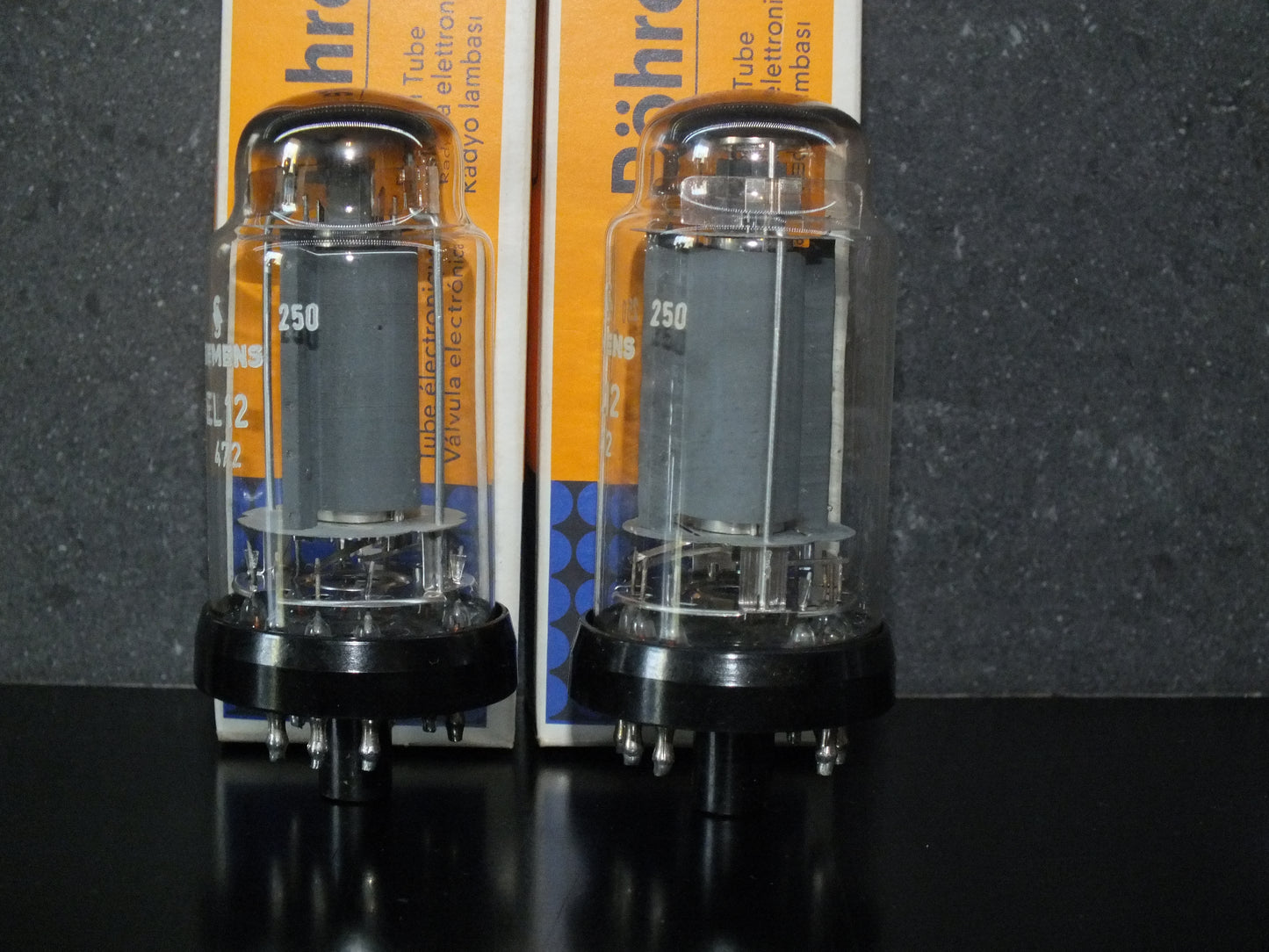 Matched Pair EL12 Siemens NOS NIB Output Pentode