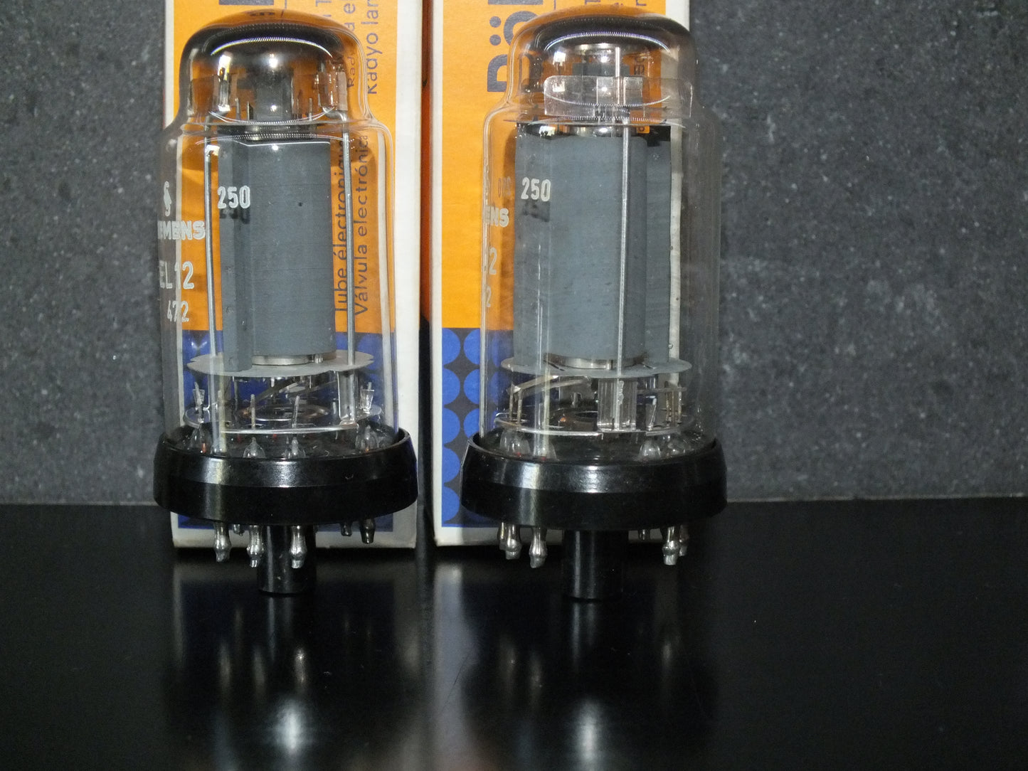 Matched Pair EL12 Siemens NOS NIB Output Pentode