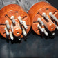 EL34 6CA7 Philips Xf4 Platinum Matched Pair DD Getter Brown Base