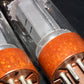EL34 6CA7 Philips Xf4 Platinum Matched Pair DD Getter Brown Base