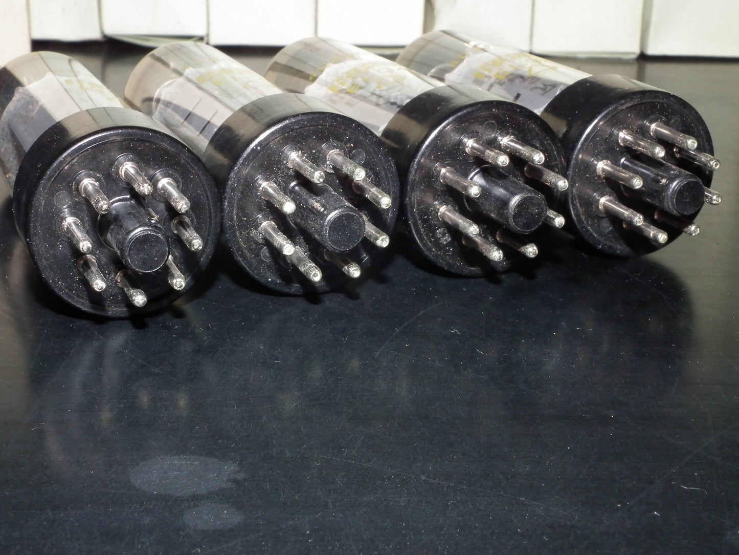 EL34 6CA7 RFT Germany NOS Platinum Matched Quad