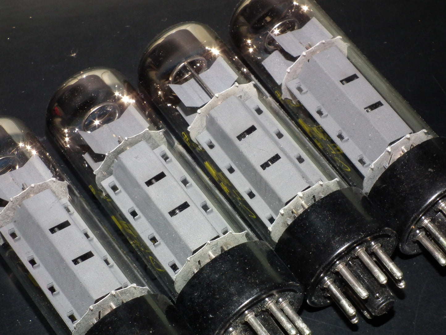 EL34 6CA7 RFT Germany NOS Platinum Matched Quad